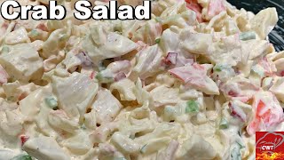 Best Imitation Crab Salad Recipe [upl. by Oetam]