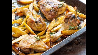 Pollo al forno con patate [upl. by Rubinstein]