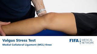 Valgus Stress Test  Medial Collateral Ligament MCL Knee [upl. by Tecu]