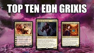 Top Ten Grixis Cards for Commander [upl. by Ahsiral]