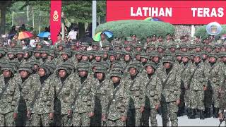 Perbarisan Tamat Latihan Perajurit Muda Lelaki Siri 19421 Dan Wanita Siri 4721 [upl. by Ardien]