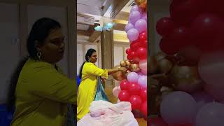 🔥2Million ViewsMinivlog100என்னுடைய கை வண்ணத்தில் மீண்டும் ஒரு பலூன் டெக்கரேஷன்balloon decoration [upl. by Adnana]