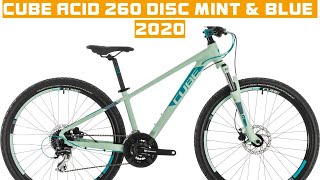 Cube acid 260 disc mint amp blue 2020 bike review [upl. by Rodl]