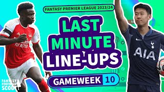 FPL DEADLINE STREAM Gameweek 10  GW10 fantasypremierleague fantasyfootball fantasyfootballtips [upl. by Yllil8]