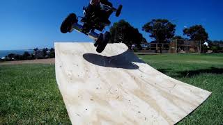 eATB  Electric Mountainboard Kicker Test 1 [upl. by Flossie]