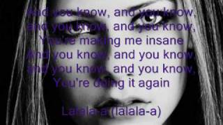 Avril lavignedaydream wlyrics [upl. by Ordnagela]