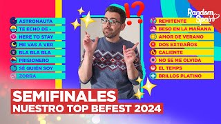 Nuestro Top del Benidorm Fest 2024  Semifinales  Votación abierta para la Final [upl. by Naul927]