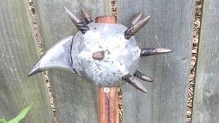 Creating a Spiked Mace Inspired by Conan the Destroyer 1984 [upl. by Kcirb]