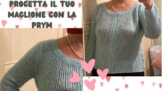 Progetta il tuo maglione con Prym Maxi Addi Express e Sentro [upl. by Erbua]