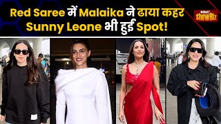 Malaika Arora के Red Hot Saree Look से लेकर Kriti Sanon का White Dress Look हुआ Viral  IndiaTV [upl. by Cassius993]