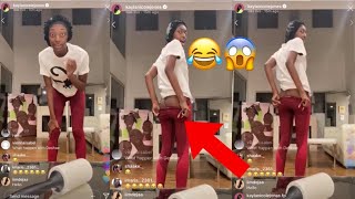 Nicole Tv Kayla Nicole SHOWS HER CAKE 🍑 ON IG LIVE 😂😱 AND EXPLAINS WHY SHE’S LEAVING YT FOR GOOD😕 [upl. by Yenhpad]