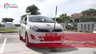 jpj test kereta auto Auto Driving License Ramp [upl. by Sobmalarah479]