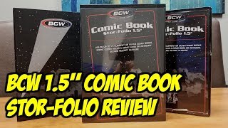 BCW StorFolio 15 Comic Book Review [upl. by Cornelle]