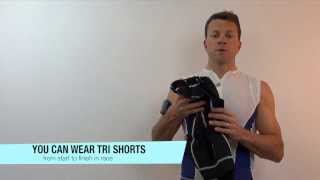 What to Wear on Triathlon Race Day for Men by School of Tri [upl. by Akimrej]