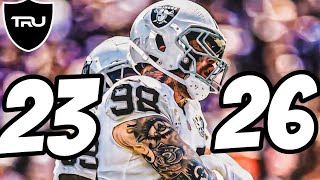 RAIDERS WIN LIVE REACTION 2623 OVER RAVENS [upl. by Ronni]