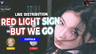 NMIXX  Red light sign but we go Line Distribution [upl. by Price338]