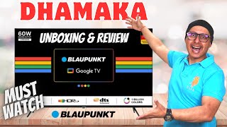 Blaupunkt TV 2023 💥 Best 55 inch 4K TV Under 27000 💥 Dolby Vision and Atmos with 60W Sound [upl. by Akenot]