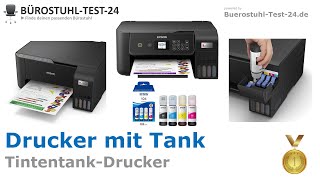 Die besten Tinten Drucker mit Tank 2024 TOP 5 🥇 TestSieger Vergleich gut und günstig [upl. by Autry]