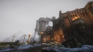 Sjel Blad Castle  Skyrim Special Edition Home Mod [upl. by Atteuqihc]