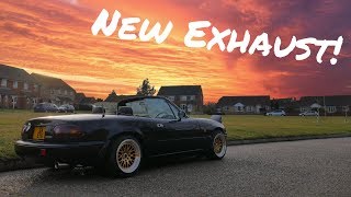 IL Motorsport Exhaust Install  Mazda MX5 Miata [upl. by Cherish]