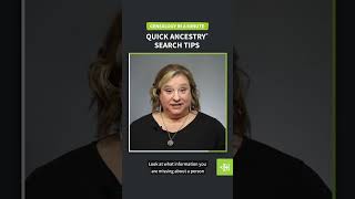 Quick Ancestry Search Tips  Shorts  Ancestry® [upl. by Diogenes]