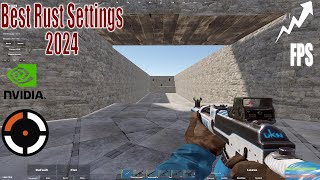 BEST RUST SETTINGS FOR PVP 2024  FPS BOOST  SOUND SETTINGS [upl. by Adilem]