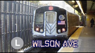 NYC Subway R143 amp R160 L Trains  Wilson Ave [upl. by Wolf]