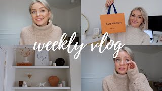 WEEKLY VLOG  Life Update Louis Vuitton unboxing Shelf styling and Endometriosis diagnosis [upl. by Eelamme596]