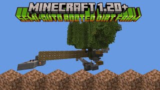 Minecraft 120 Rooted Dirt Farm [upl. by Roselin570]