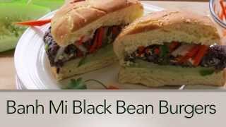 Black Bean Burger Recipe  Easy Vegan Recipes  The Frugal Chef [upl. by Euf104]