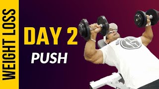 Weight Loss Workout Series  Day 2  Chest Shoulder amp Triceps  Yatinder Singh [upl. by Yornek637]