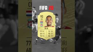 Virgil Van Dijk  All Cards FIFA 13  EAFC 24 shorts eafc24 fifa [upl. by Alenson]