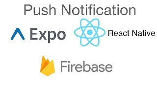 React Native  Simple push notification using Firebase and expo [upl. by Domeniga]