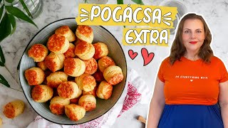 Tejfölös pogácsa recept ◾ OMLÓS SAJTOS [upl. by Nosredna254]