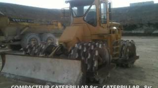 Compacteur à pieds de mouton CATERPILLAR 815 [upl. by Pachton]