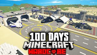 I Survived 100 Days in a Zombie WAR in Minecraft [upl. by Amaryllis]