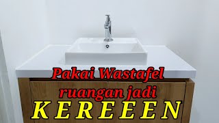 Pemasangan Wastafel cuci tangan [upl. by Eneloc]