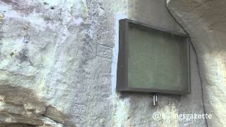 Raw video Vandals deface Pompeys Pillar [upl. by Arimat]