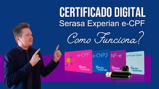 Certificado Digital Serasa Experian eCPF  Como Funciona [upl. by Ahcorb]