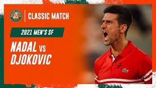 Djokovic vs Nadal 2021 Mens semifinal  RolandGarros Classic Match [upl. by Htenaj]