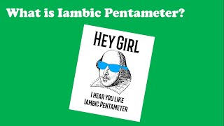 Iambic Pentameter Shakespeares Secret Weapon [upl. by Nekial]