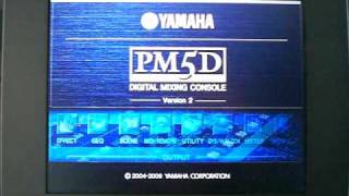 yamaha pm5d boot [upl. by Codd]