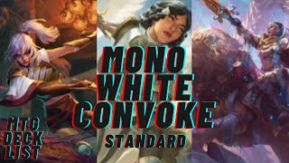 Flash and convoke Duskmourn Standard Mono White Convoke MTG Arena [upl. by Geraldine]