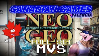 Canadian Games  Valencia Full Set Neo Geo MVS 2024 [upl. by Ardnik]