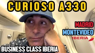 AIRBUS 330200 DE IBERIA  VOLANDO EN BUSINESS CLASS DE MADRID A MONTEVIDEO [upl. by Ahseek]