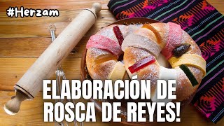 Elaboración de ROSCA de REYES parte 1❗✨😍 [upl. by Siurad934]