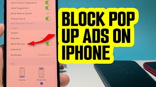 How To Block Ads amp Pop Ups on iPhone Using Safari [upl. by Anatsirhc]