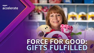 Amazon Force for Good Award Winner Gifts Fulfilled  Amazon Accelerate 2023 [upl. by Anizor612]