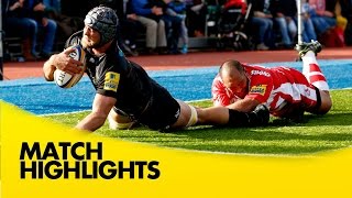 Saracens v Gloucester  Aviva Premiership Rugby 201415 [upl. by Odin]