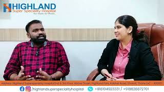 PATIENTS RELATIVE TESTIMONIAL  DR CHANDRANATH TIWARI  HIGHLAND HOSPITAL THANE [upl. by Llireva]